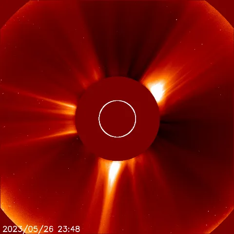 Image of solar wind