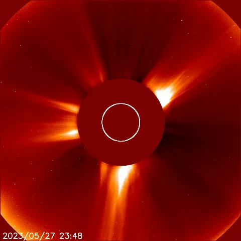 Image of solar wind