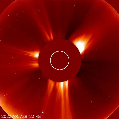 Image of solar wind