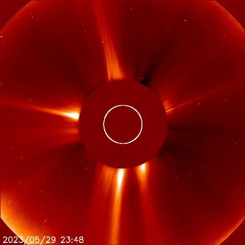 Image of solar wind