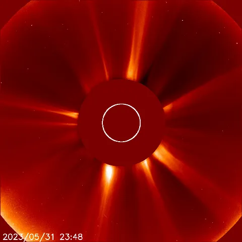 Image of solar wind