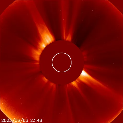 Image of solar wind