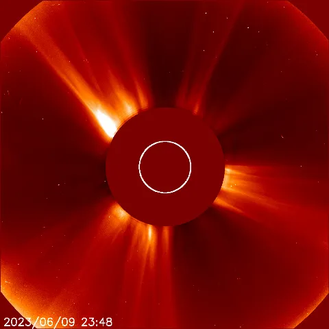 Image of solar wind