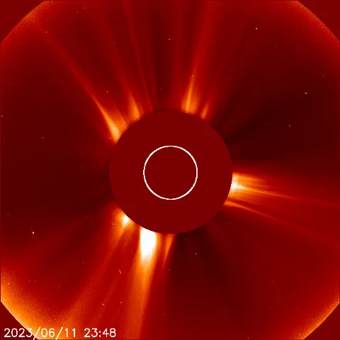 Image of solar wind