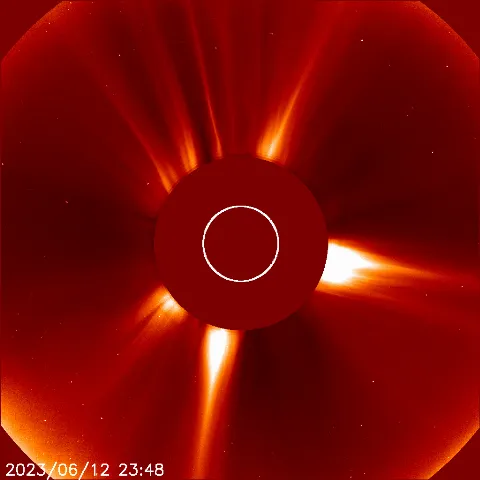 Image of solar wind