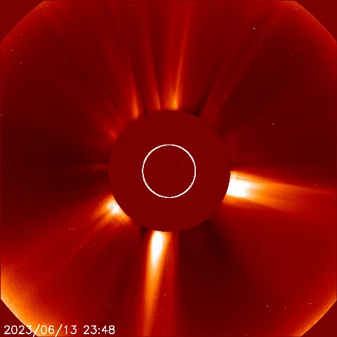 Image of solar wind