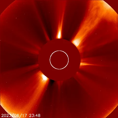 Image of solar wind