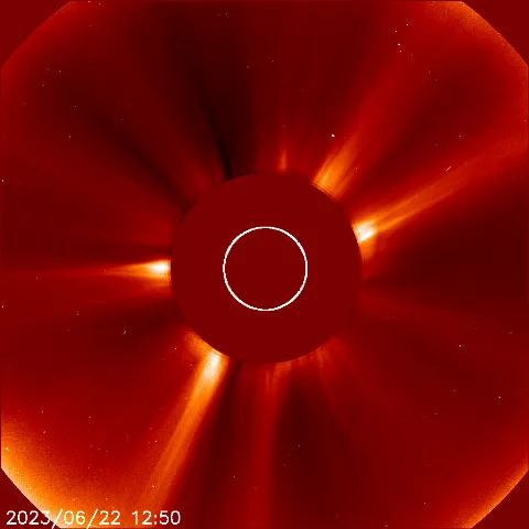 Image of solar wind