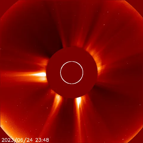 Image of solar wind