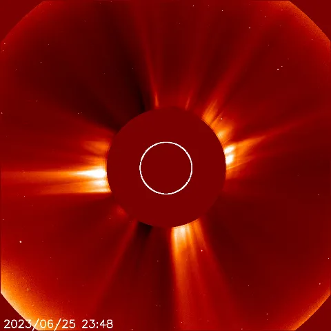 Image of solar wind