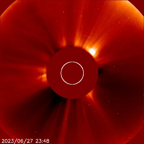 Image of solar wind