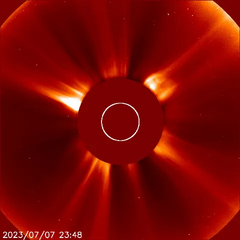 Image of solar wind