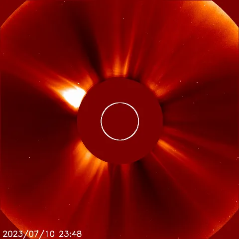 Image of solar wind