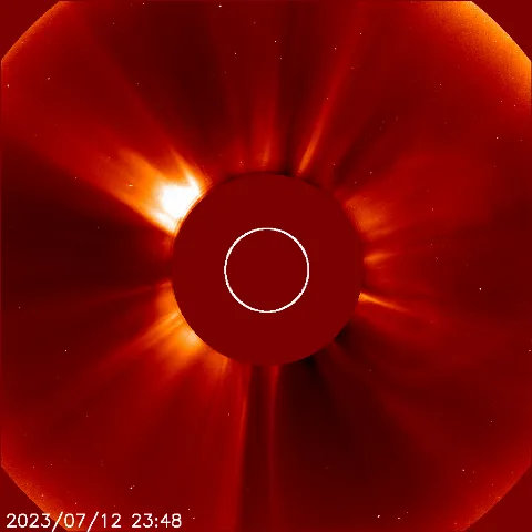 Image of solar wind