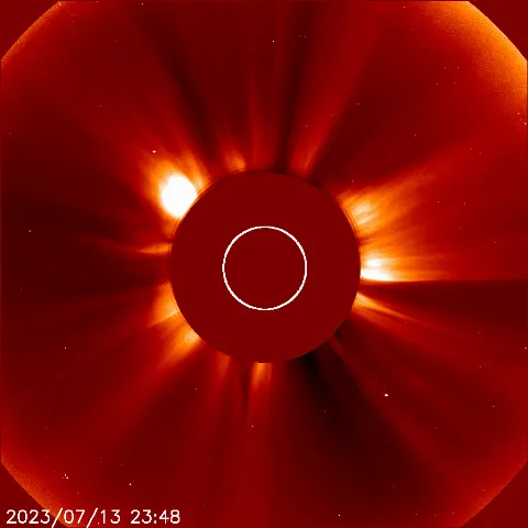 Image of solar wind