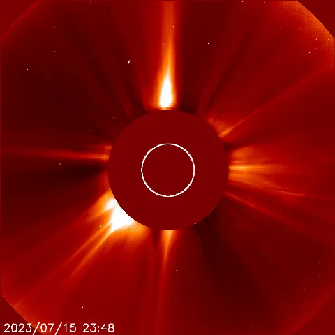 Image of solar wind