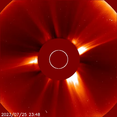 Image of solar wind