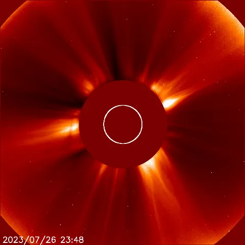 Image of solar wind