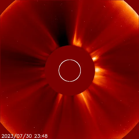 Image of solar wind