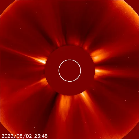 Image of solar wind