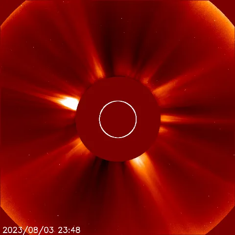 Image of solar wind