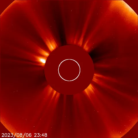 Image of solar wind