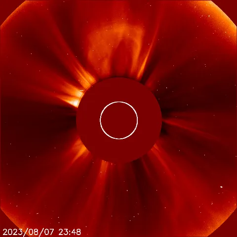 Image of solar wind