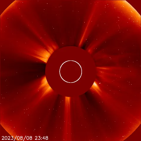 Image of solar wind