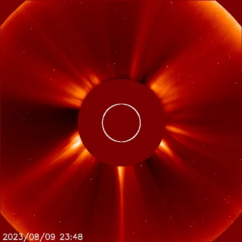 Image of solar wind