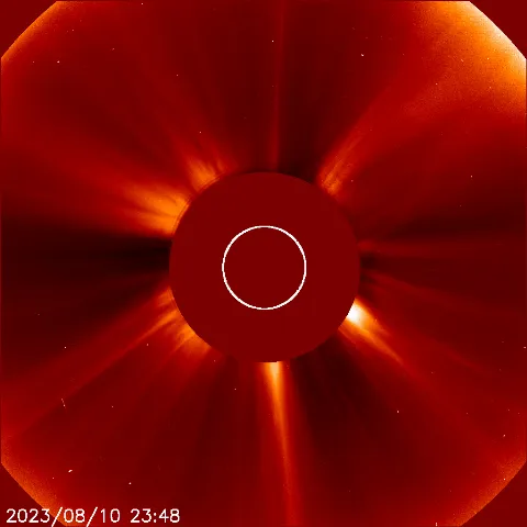 Image of solar wind