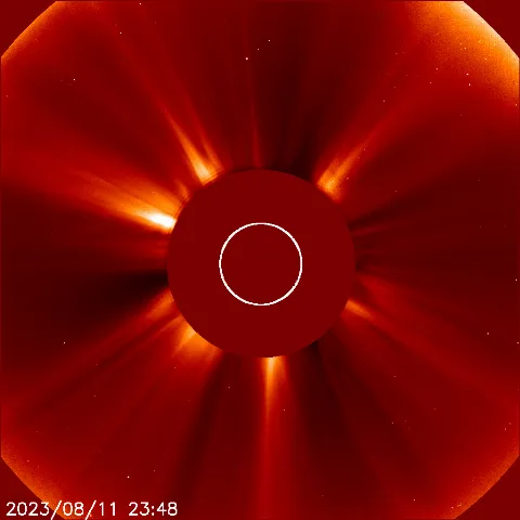 Image of solar wind