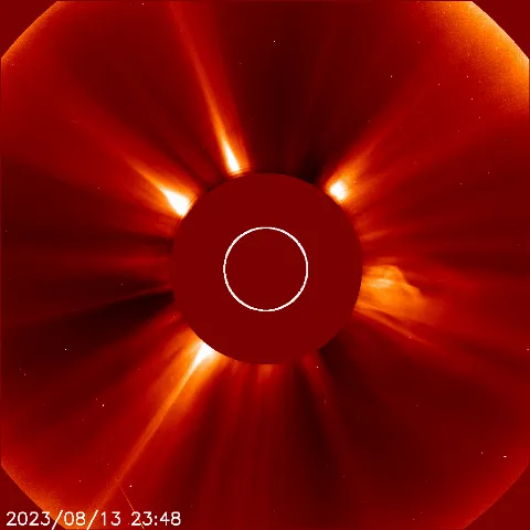 Image of solar wind