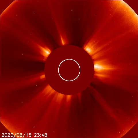 Image of solar wind