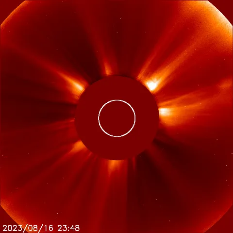 Image of solar wind