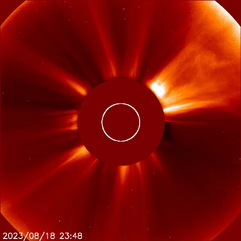 Image of solar wind