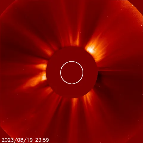 Image of solar wind