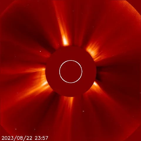 Image of solar wind