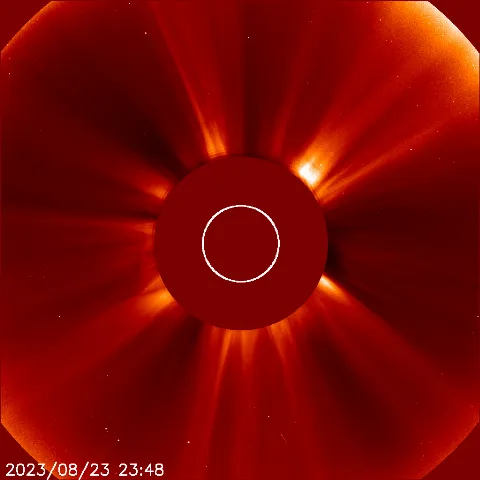 Image of solar wind