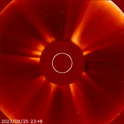 Image of solar wind