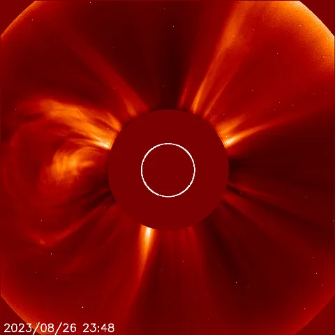 Image of solar wind