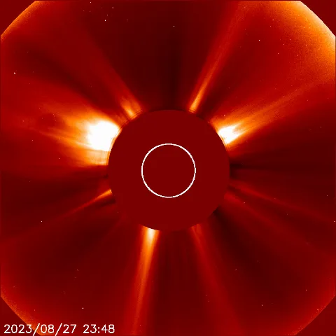 Image of solar wind