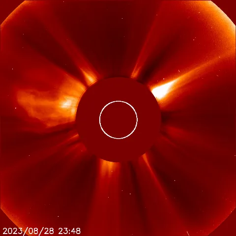 Image of solar wind