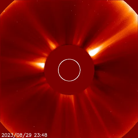 Image of solar wind