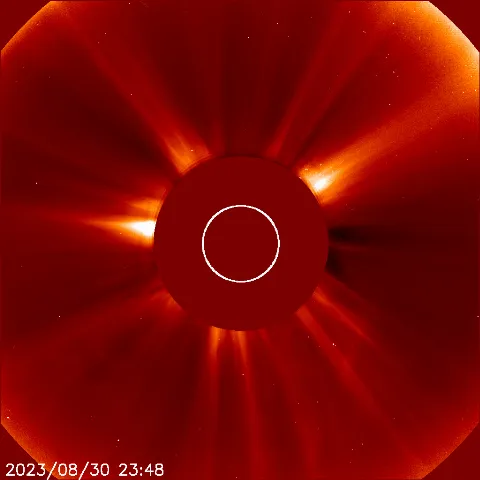 Image of solar wind