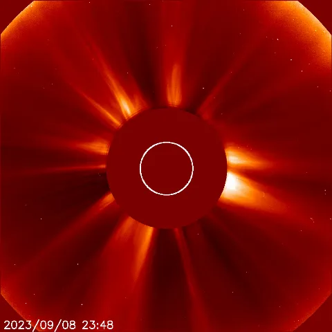 Image of solar wind