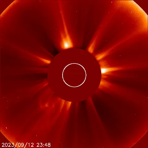 Image of solar wind