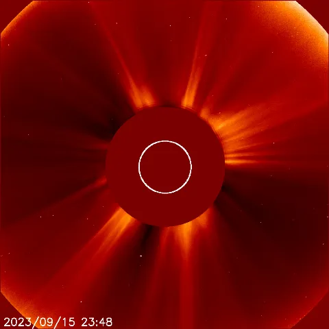 Image of solar wind