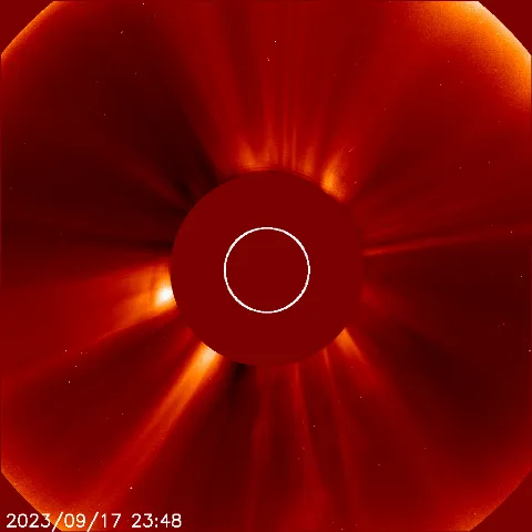 Image of solar wind