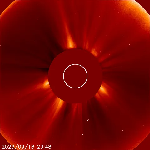 Image of solar wind