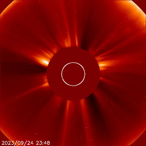 Image of solar wind